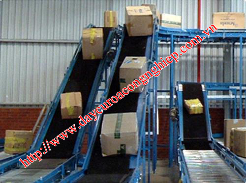 Băng tải vận chuyển hàng lên